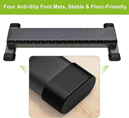 Miniatura 7 de Kipika Versatile Calf Raise Bar - Heavy Duty Steel Standing Calf Raise Machine for Home Gym, Anti-Slip Design - Perfect for Calf Raises, Squats,