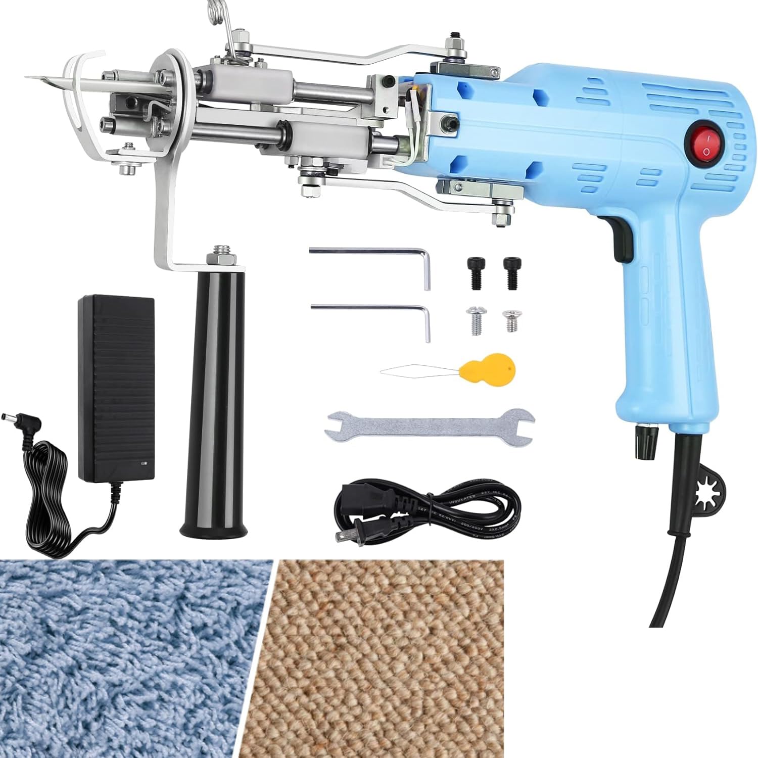 Cut & Loop - Kit de pistola de mechones de pelo ajustable de 7 a 21 mm para