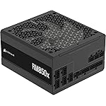 Corsair RM850x ATX 3.1 PCIe 5.1 Ready Fully Modular 850W Power Supply - Low-Noise, Cybenetics Gold Efficiency, Native 12V-2x6 Connector - Black