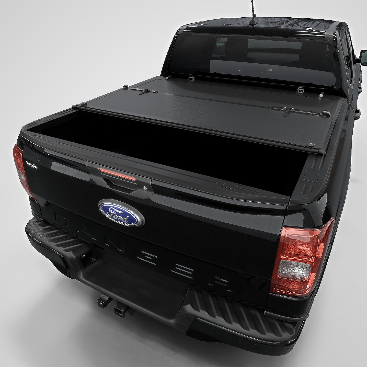 Low Profile Tri Fold Truck Bed Tonneau Cover Compatible with 2019-2025 Ford Ranger 5'1" (61") Bed | CFLPX032