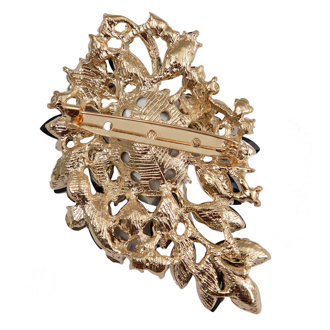 Elegant Crystal Brooch Pin