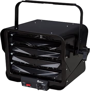 DR. INFRARED HEATER DR966 240-volt Hardwired Shop Garage Commercial Heater, 3000-watt/6000-watt, Black