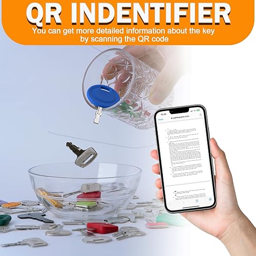 Vista 22 de Juego de llaves de equipo pesado 58 Pro para maquinaria de construcción Juego de llaves de encendido para Caterpillar JCB Case Carretilla elevadora