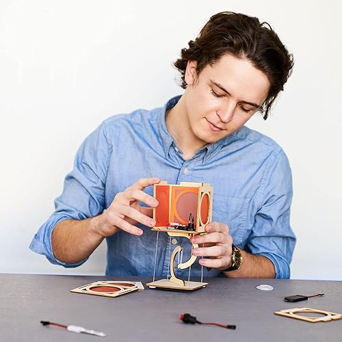 Miniatura 5 de KiwiCo Linterna levitante - Kit de ciencia de física y tensegridad para niños mayores de 9 años