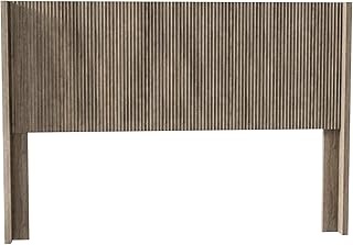 Queen Size Fluted Headboard ONLY - Wall Mount Wood Headboard for Bedroom...