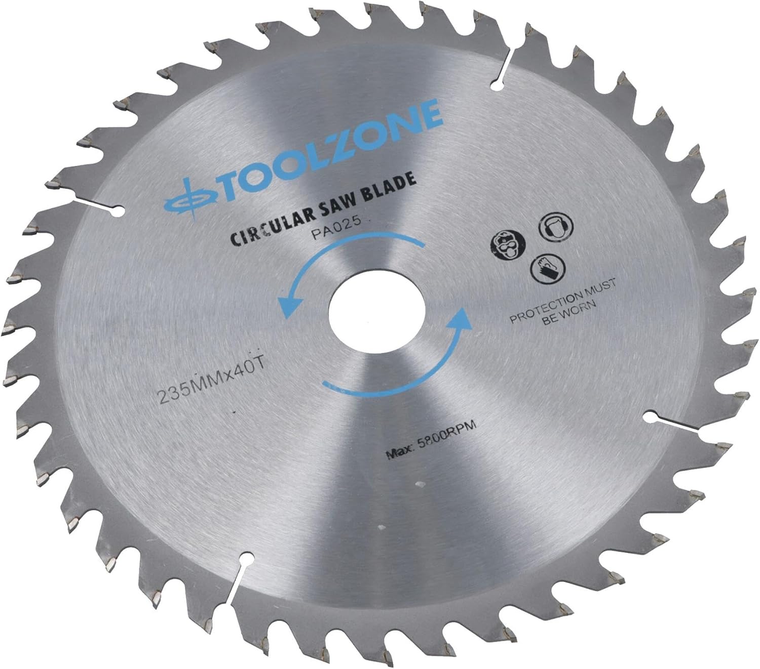 3pc 235mm TCT circular saw blades 24/40 and 48 teeth INC adapter rings TE518