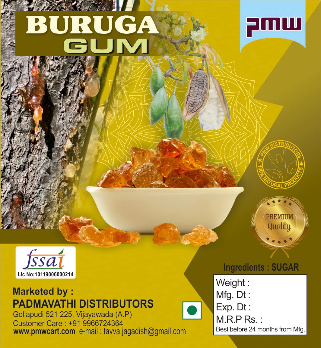 PMW - Organic Buruga Gum - Mochras - Bombax Ceiba - Cotton Tree Gum - Bombax - 250 Grams (B09Z36G3R6) Amazon Price History, Amazon Price Tracker