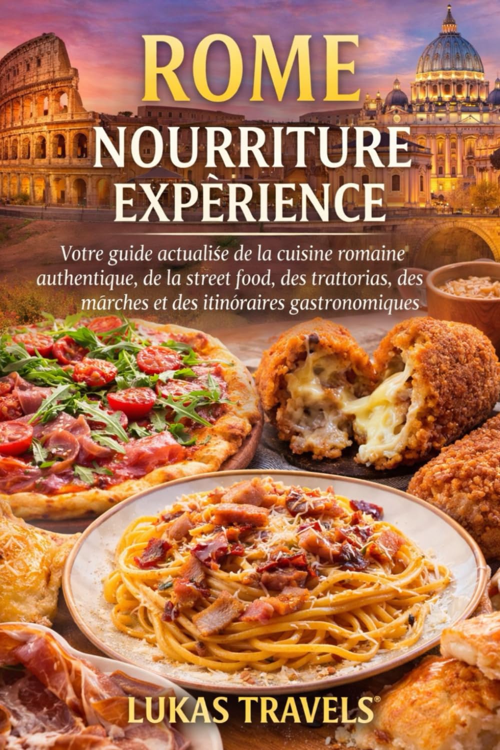 ROME NOURRITURE EXPÉRIENCE: Votre guide actualisé de la cuisine romaine authentique, de la street food, des trattorias, des marchés et des itinéraires gastronomiques