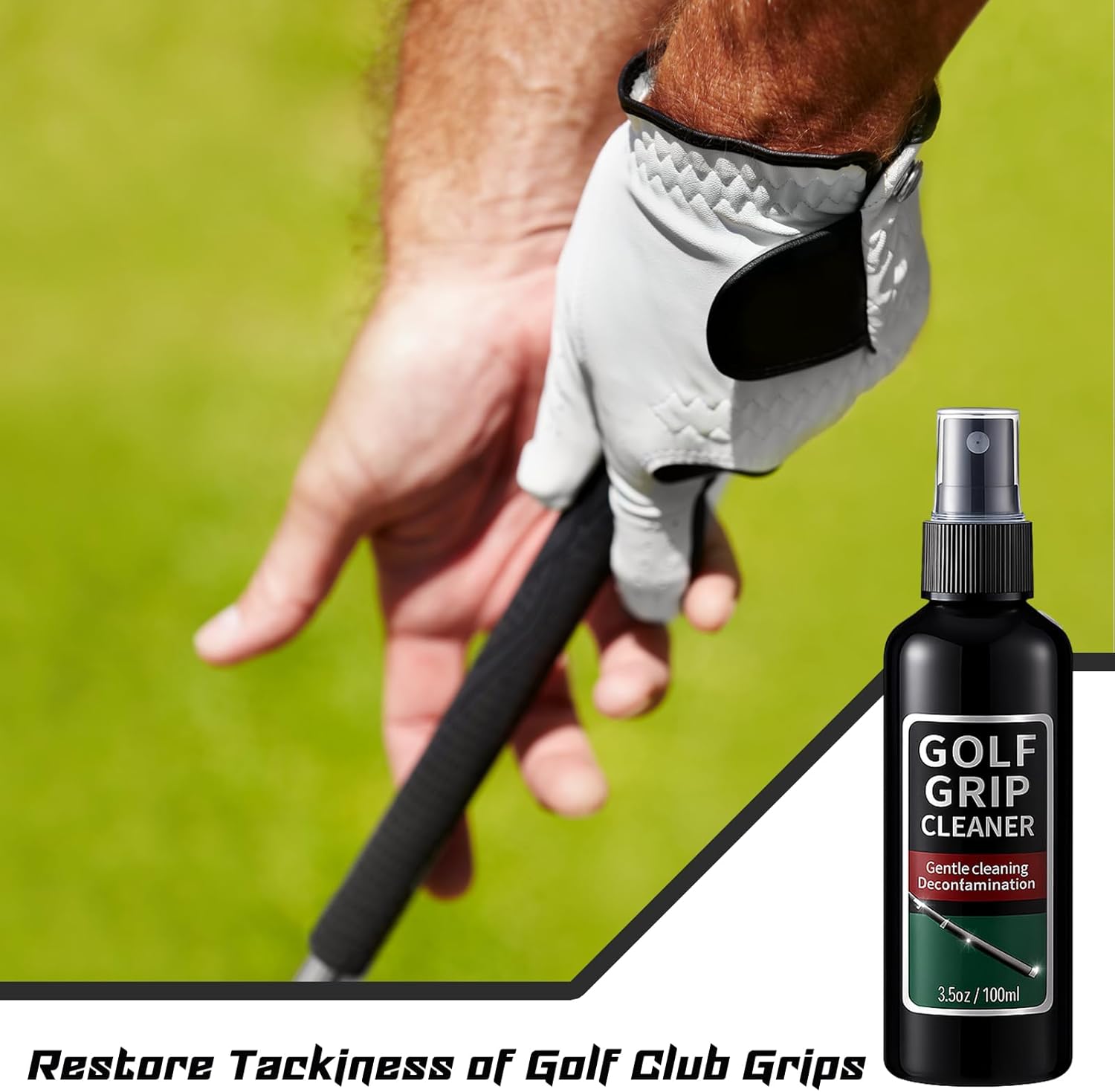 9 Pcs Golf Club Care Kit Golf Cleaning Kit Includes Grip Cleaner Club Cleaner Polish Brush Towel for Christmas Men Dad Gifts Outdoor Sports Supplies - Image 4