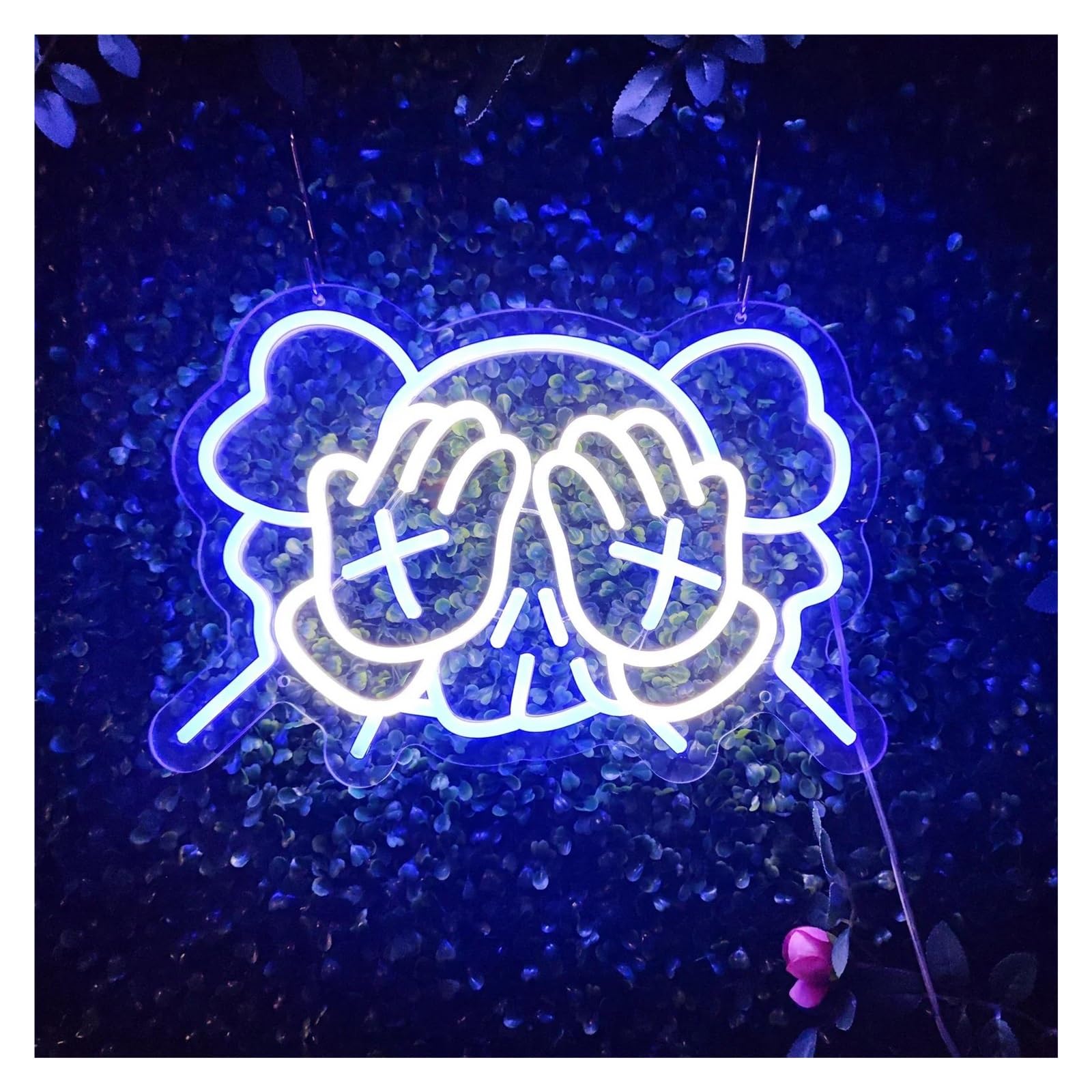 LEMST Signs Lamp Bear Neon Light Birthday Graduation Neon Sign Lights Decor Shop Wedding Wall Decoration Room Bedroom 40x28cm