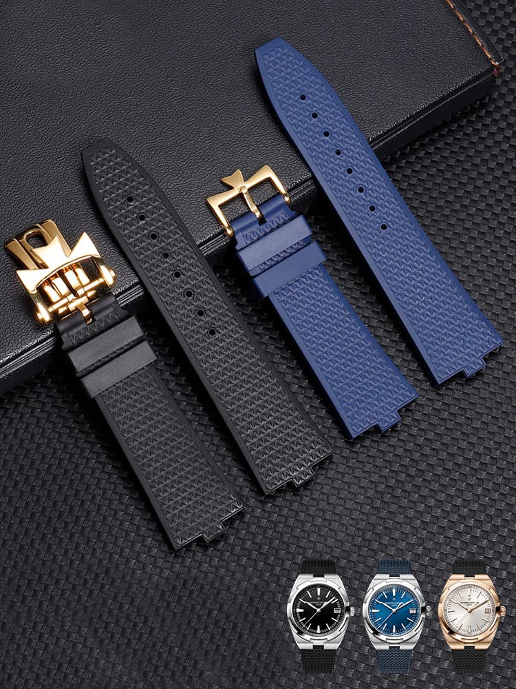 Correa de Reloj de Caucho fluorado de desmontaje rápido para Correa de Reloj de 7mm con Interfaz Convexa de 4500V 5500V 7900V