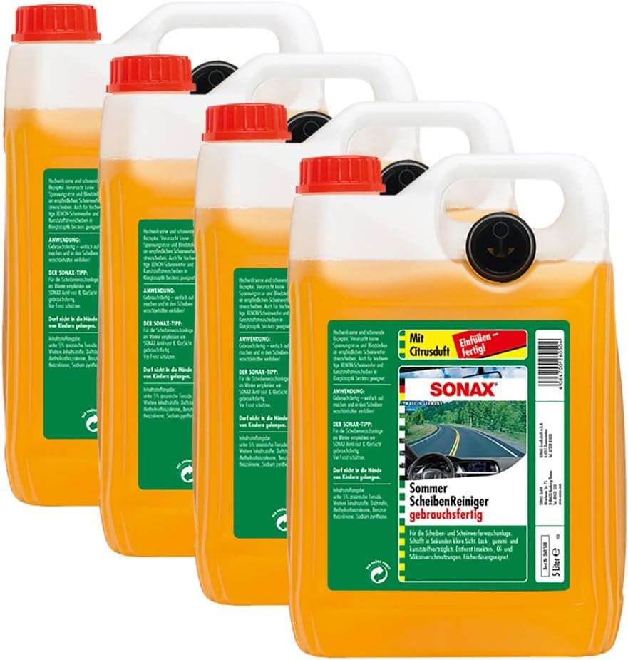 SONAX 4x 02605000 Ready to Use Citrus Concentrate 5L