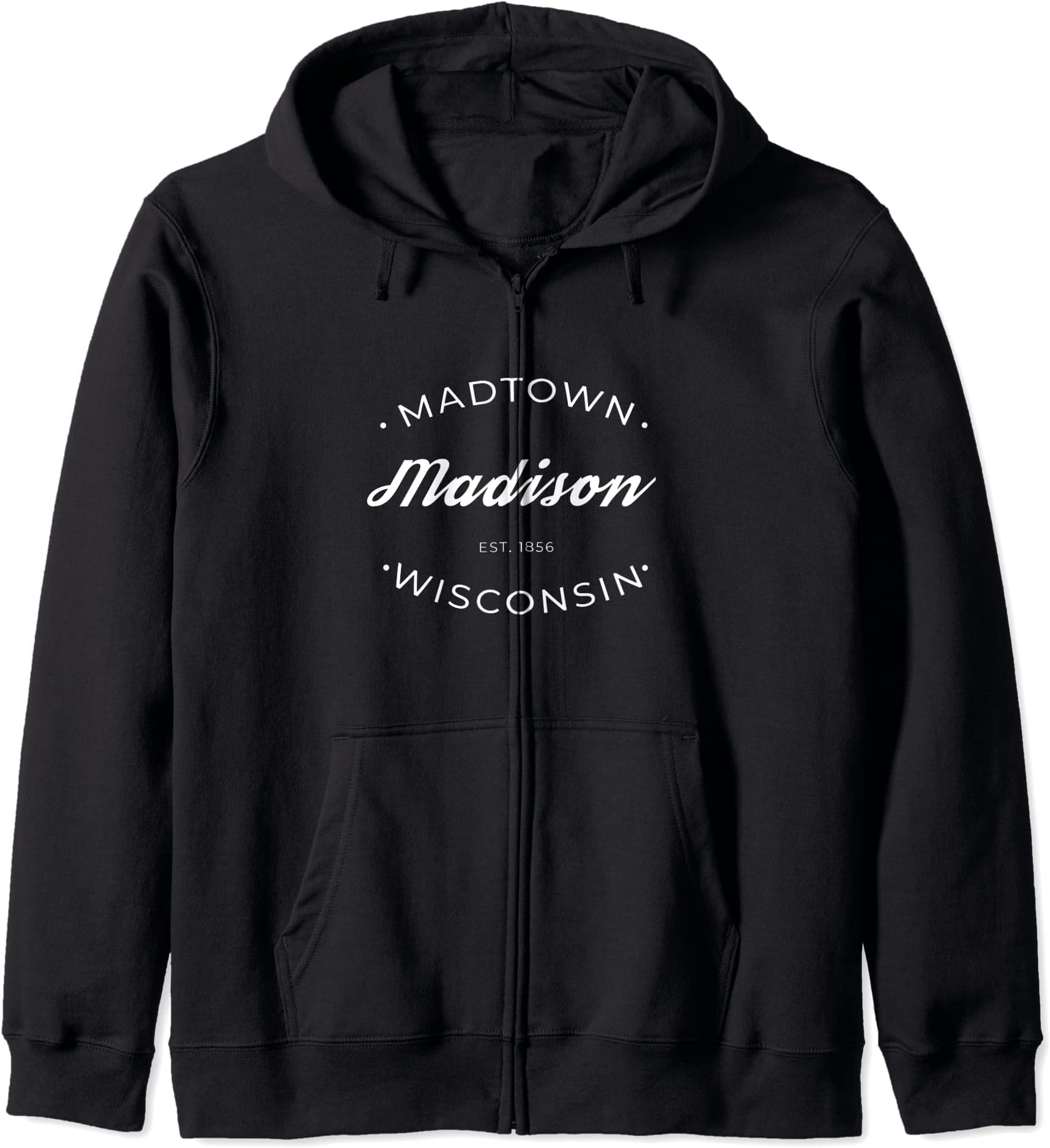 Madison Wisconsin Madtown Retro DesignHoodie Zip Hoodie