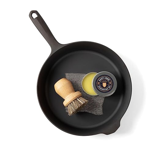 Field Cast Iron Starter Set -10.25 Inch Cast Iron Skillet