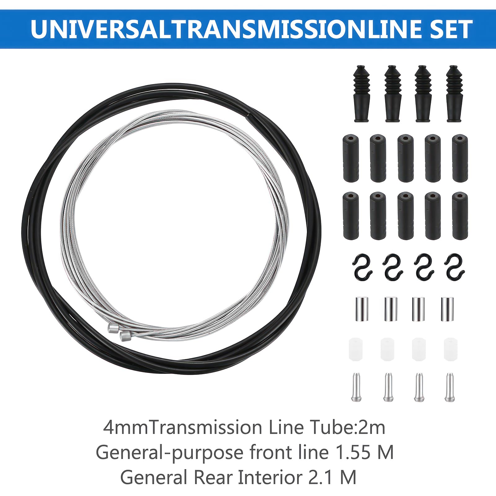 Kit Cavi Freni E Cambio Bici - 20 Pezzi Completi Per MTB, Strada E Bici Urbane | Set Manutenzione - Foto 9