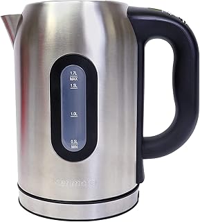 Digital Cordless Kettle, 1.7 L / 1.8 Quarts Capacity, Stainless Steel Electric Kettle with Digital Temperature Control, Concealed Heating Element, and Keep Warm Mode
