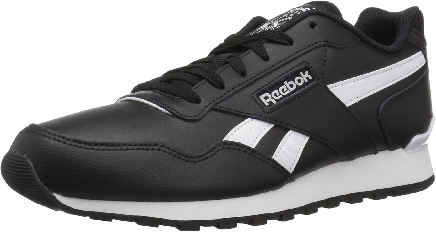 Reebok Men's Classic Harman Run Sneaker 9 Black/White