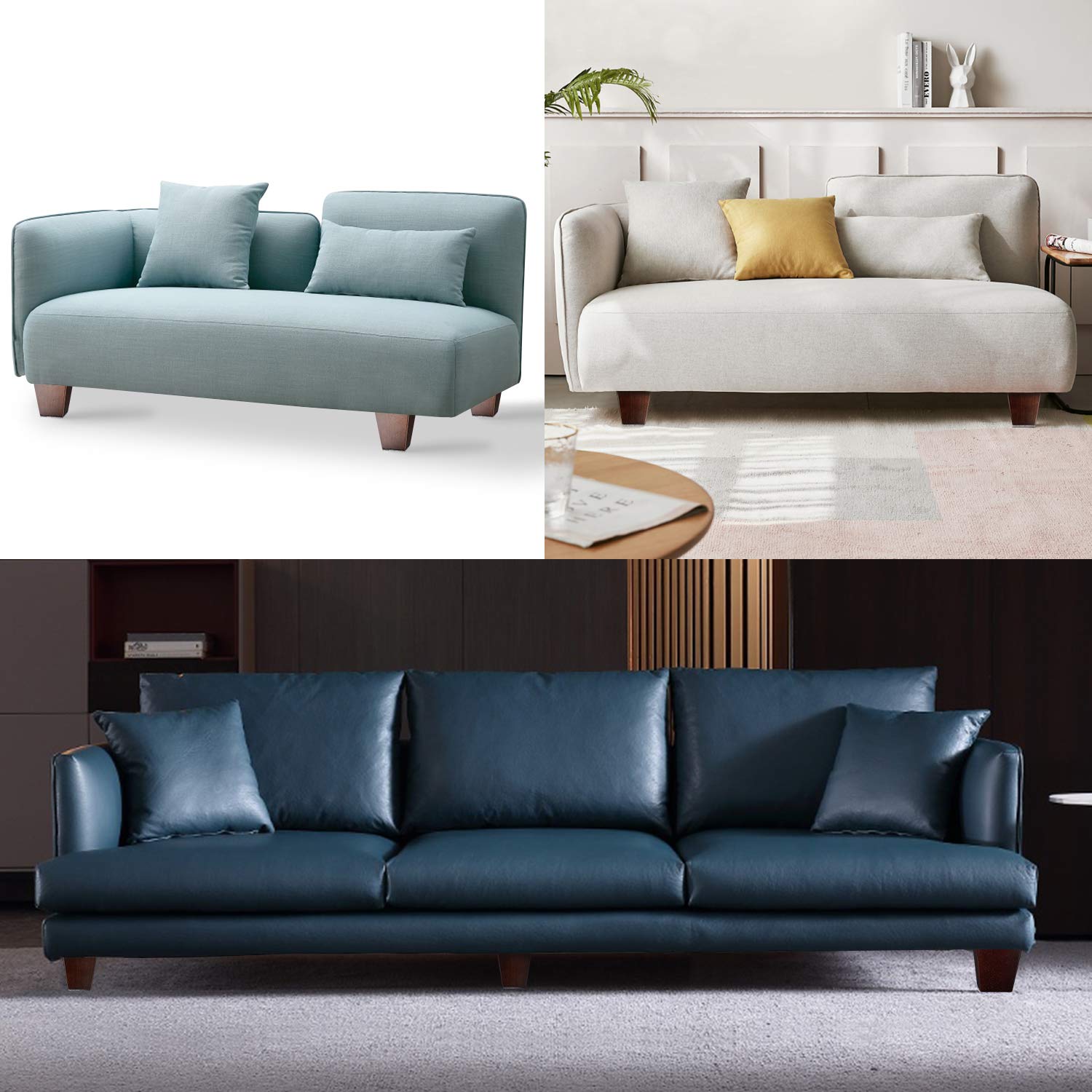 Furniture Legs 3 Inches Sofa Legs Square Couch Legs Mid Century Modern