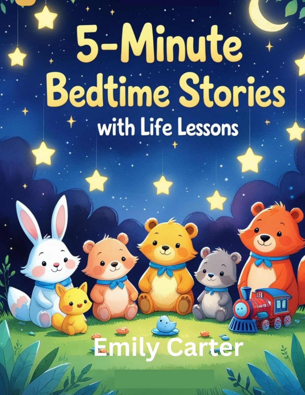 5-Minute Bedtime Stories with Life Lessons: Inspiring Tales About Kindness, Confidence, Gratitude, Patience, and Emotional Growth for Kids Ages 3–7