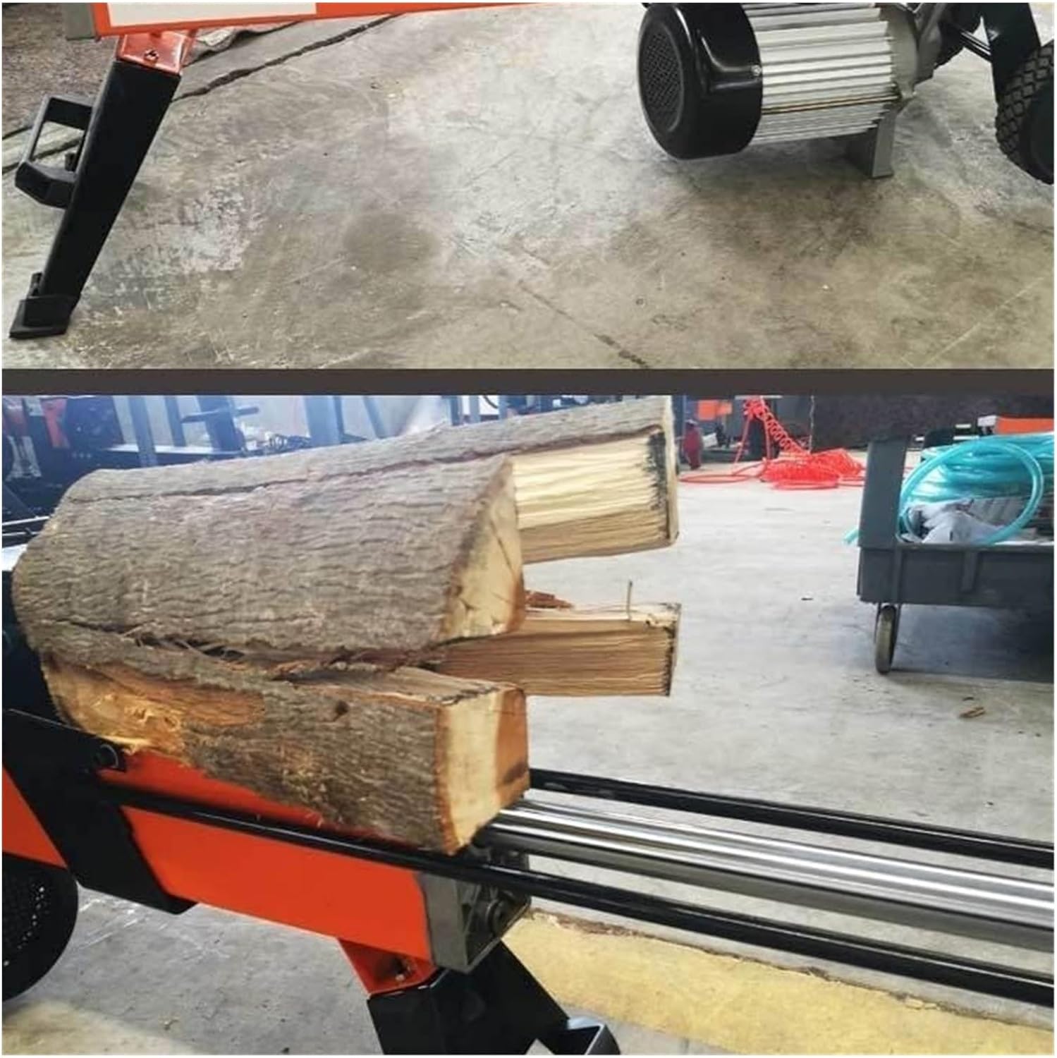 Log Splitter Small Hydraulic Wood Splitting Machine, Crusher, for Household and Rural Use
