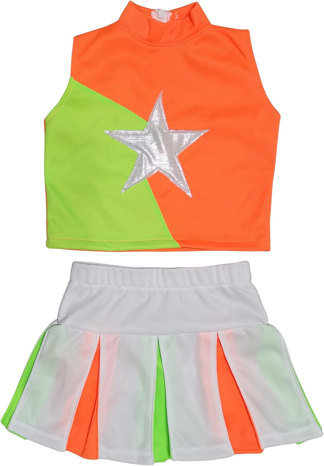 合計2550 女児用 キッズ 子供用 ドレス チアリーダー コスチューム ユニフォーム チアリーディング衣装 ハロウィン