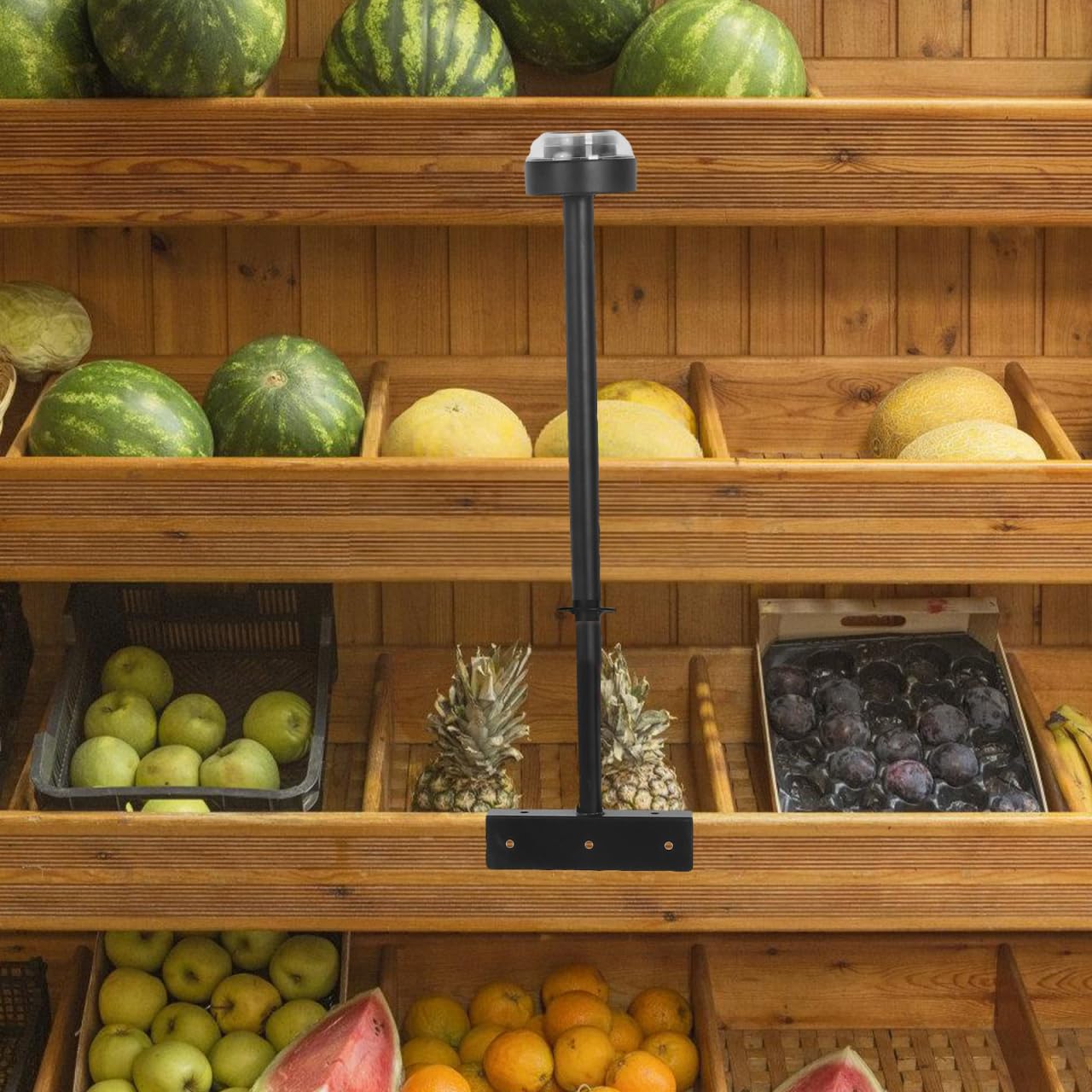 Ciieeo Soporte compacto para bolsas de plástico, soporte para bolsas de comestibles, dispensador de rollos de acero inoxidable, fácil montaje