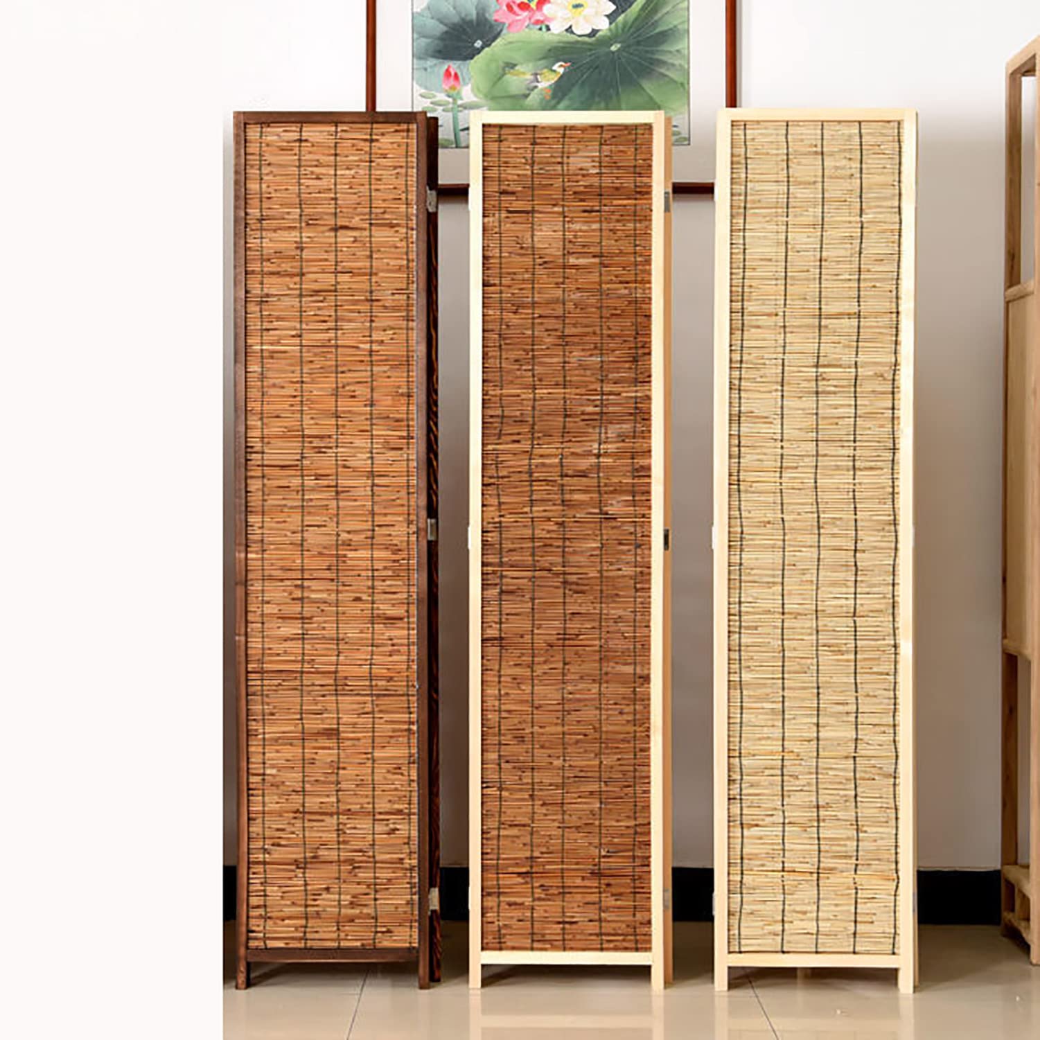 Amazon|パーテーション 部屋 仕切り 4連 天然葦 衝立 パーティション Amazon|パーテーション 部屋 仕切り 4連 天然葦 衝立 パーティション