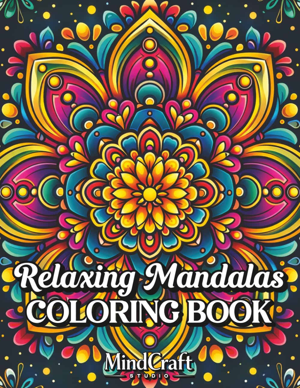 Relaxing Mandalas Coloring Book: Stress Relief & Mindfulness with Beautiful Mandala Patterns | Calm Your Mind & Boost Creativity