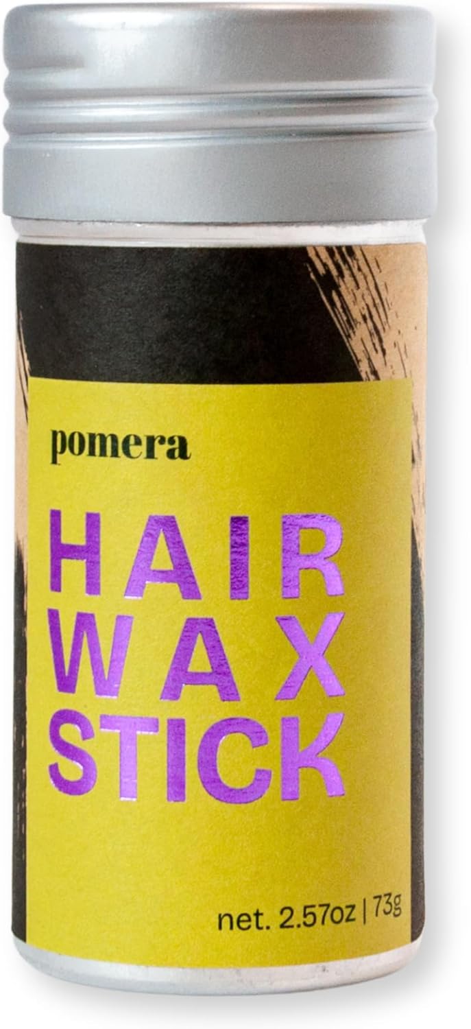 Pomera Hair Wax Stick, Wax Stick for Hair Wigs Edge Control Slick Stick Hair Pomade Stick Non