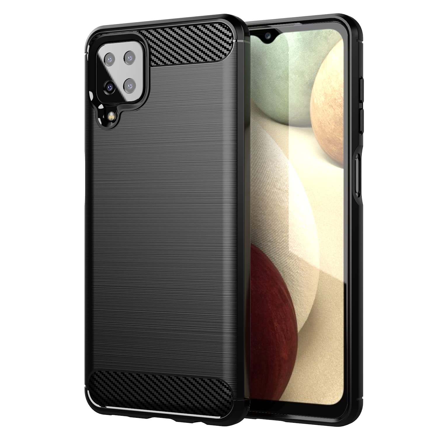 Pikkme Samsung Galaxy M12 / F12 / A12 Back Cover |Hybrid Shock Proof | Matte Soft Silicon Flexible | Back Case for Samsung Galaxy M12 / F12 / A12 (Black) (B099962D1R) Amazon Price History, Amazon Price Tracker