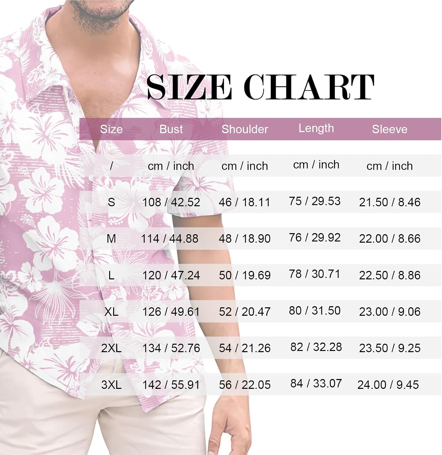 Men's Novelty Hawaiian Floral Shirt Summer Casual Button Down Tropical Holiday Beach Shirts