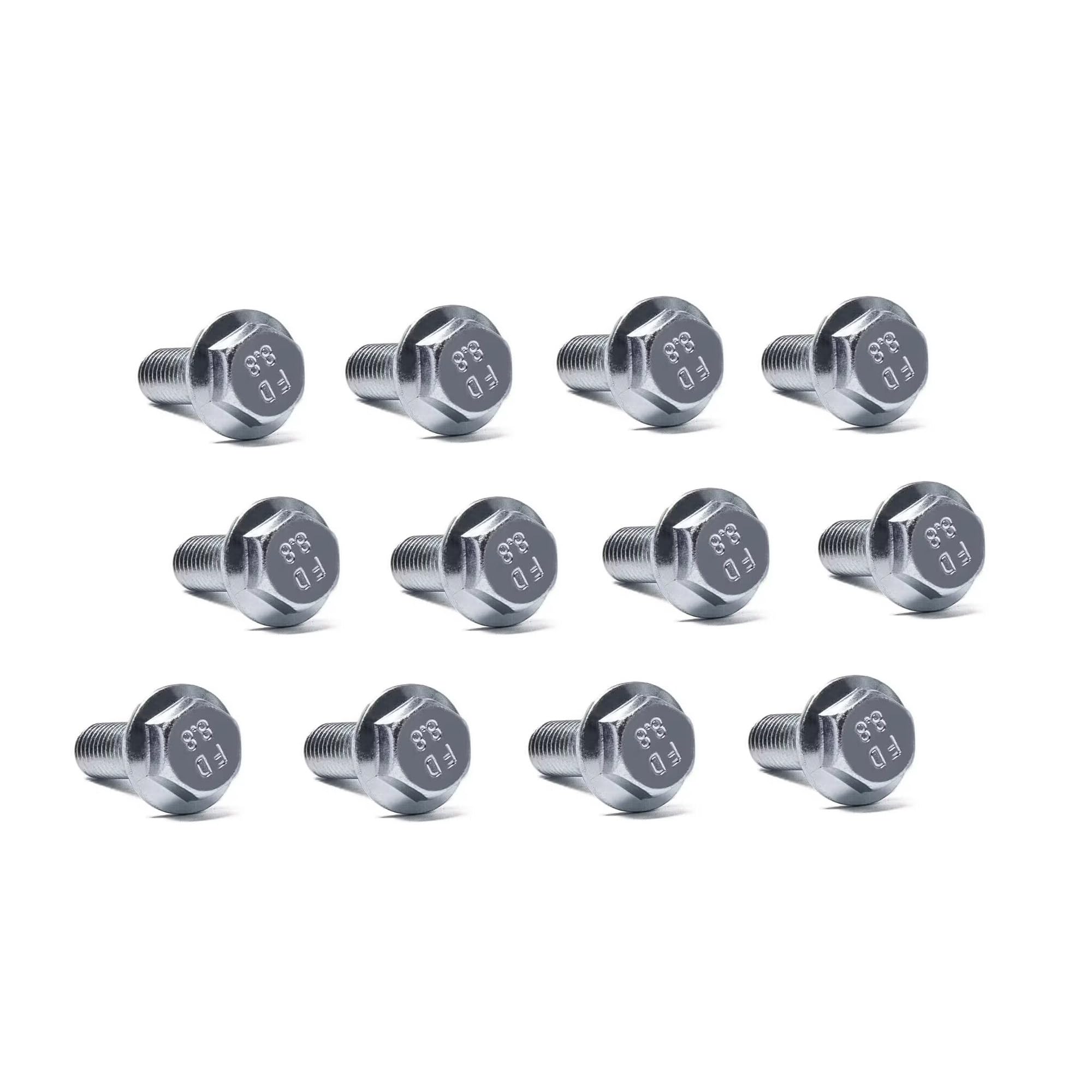 LS Engine Bolts JBKE LS Header Bolts Kit - Zinc Plated M8 Flanged Hex ...