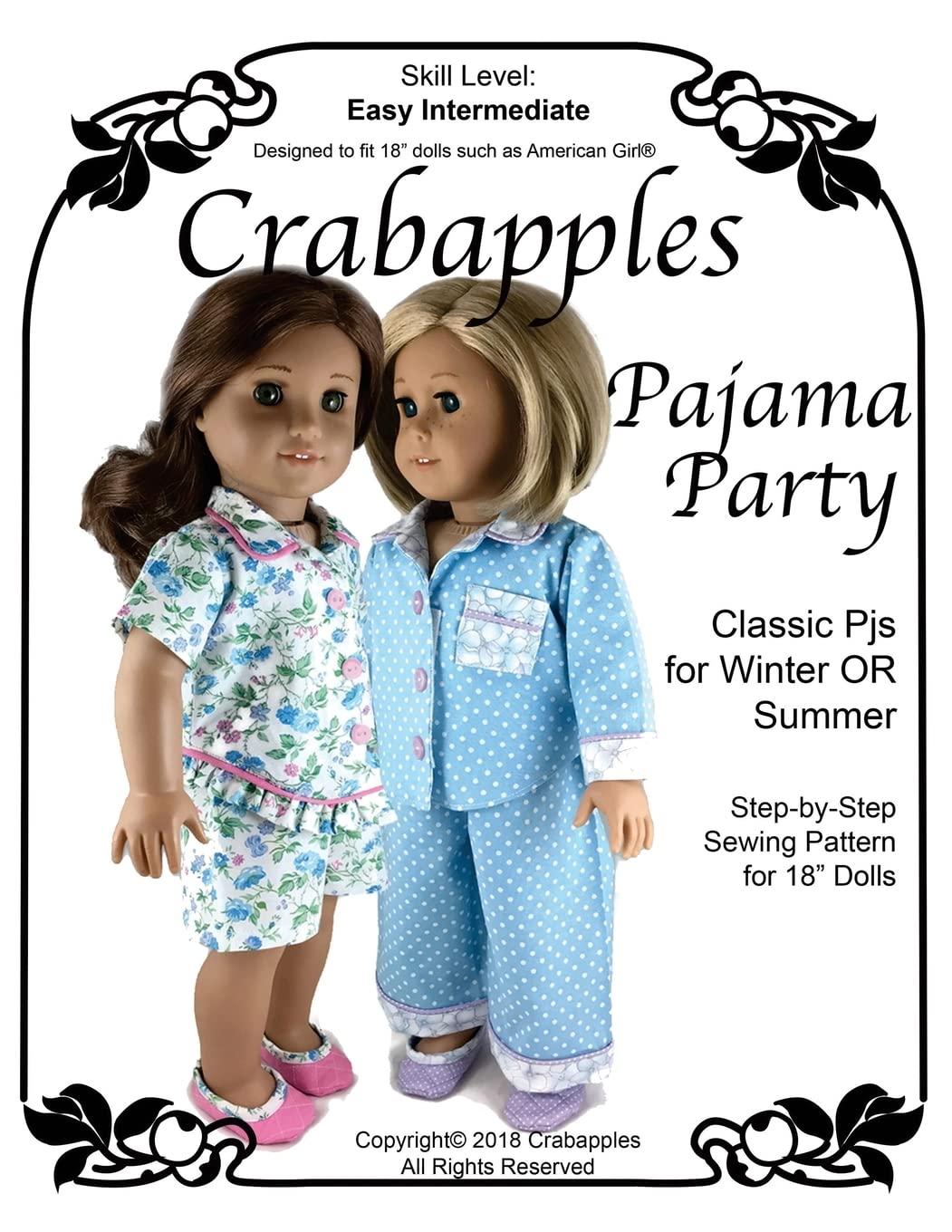 Pajama Party: Sewing Instruction and Full-Size Patterns for 18" Dolls