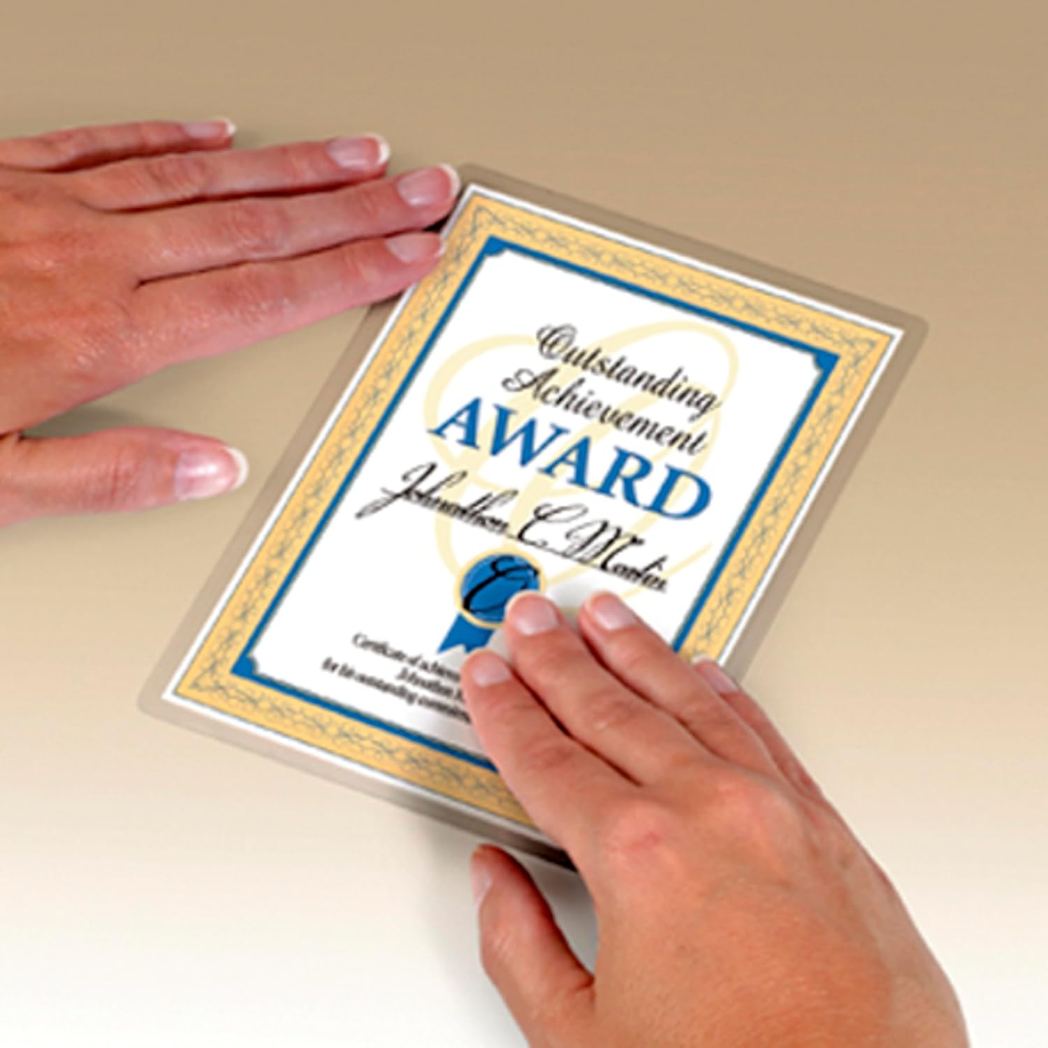 Scotch Self-Sealing Laminating Pouches, Letter Size 9″ x 12″ (for 8.5″ x 11″ Documents), 25-Pack – Clear No-Heat Laminating Sheets