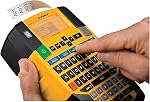 DYMO Rhino 4200 Trousse de transport pour fabricant d'étiquettes industrielles avec 1 Rouleau de 1/2" d'étiquettes en vinyle tout-terrain, noir sur blanc