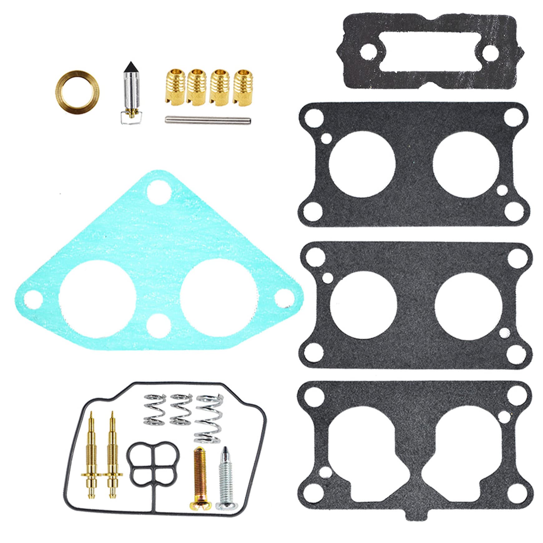 SilscvttCarburetor Carb Rebuild Repair Kit Replacement for John Deere HPX 4x4 4x2 Gator UTV 2004-2012