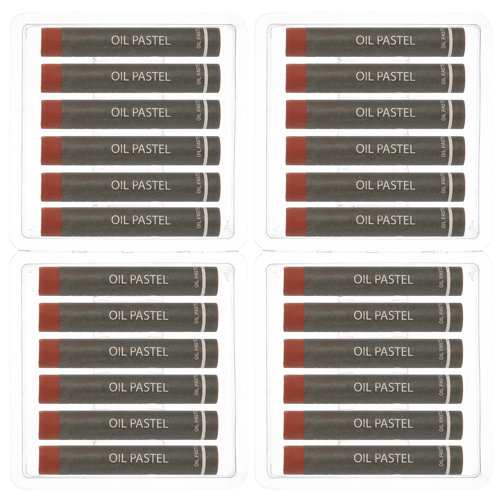 PATIKIL Brown Oil Pastels, 24Pcs Soft Oil Crayons Creamy Pastels Stick Art Supplies for Art Painting Drawing Blending Graffiti for Drawing Beginners Artists