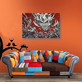 Amazon｜神秘的な東洋の神と悪魔のラマヌーボーアールヌーボー