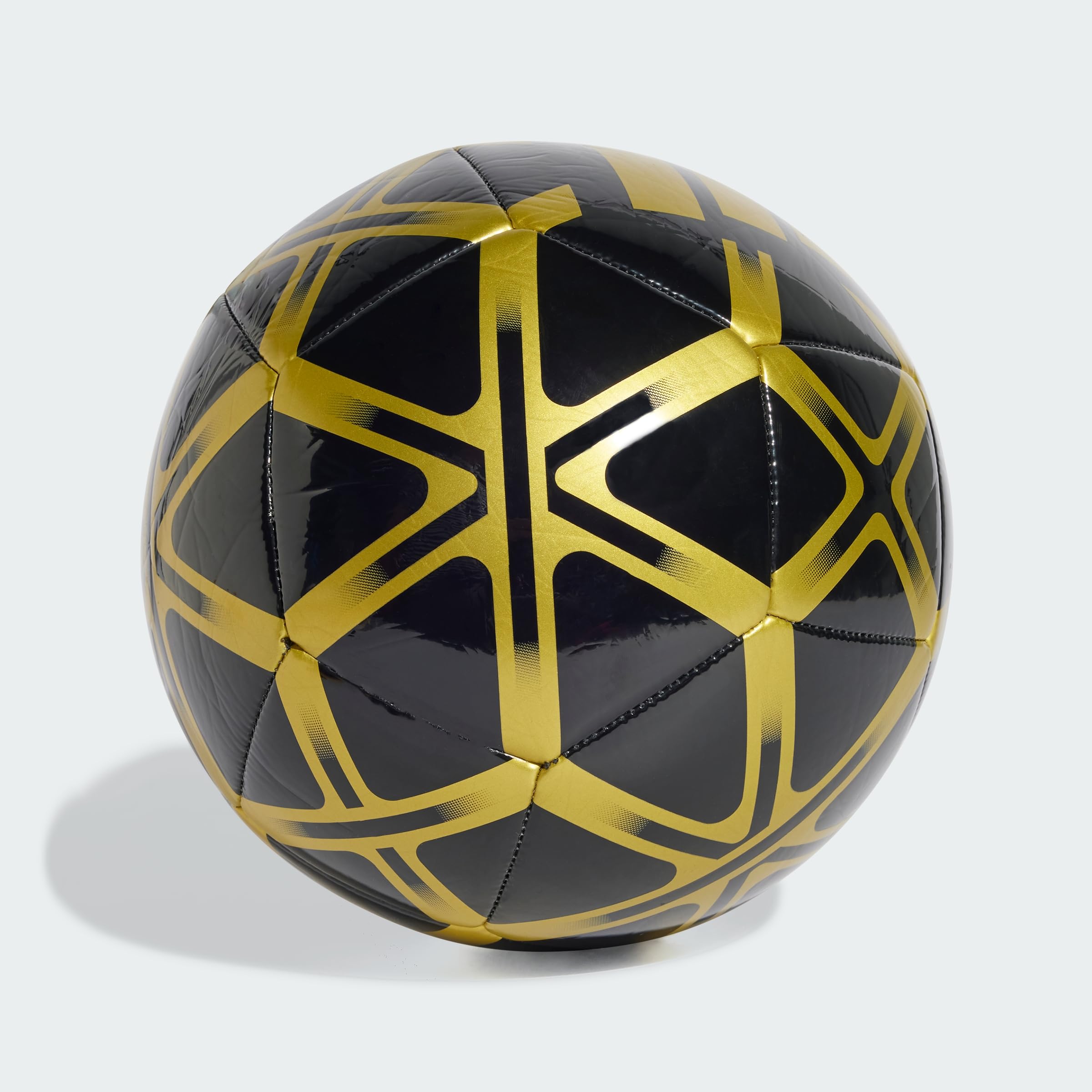 adidas Uniseks STARLANCER CLUB BALL, Black/Gold Metallic, 5