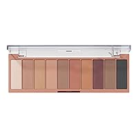 Vista 9 de e.l.f. Paleta de sombras de ojos Perfect 10, diez tonos ultrapigmentados azules y morados metálicos, fórmula mezclable, vegano y libre de crueldad