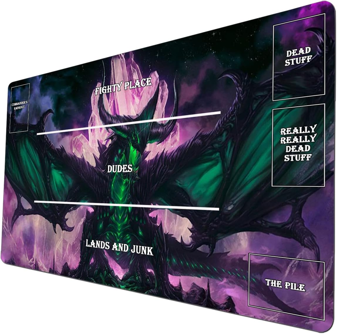 TCG Playmat Board Game Table Mats Compatible for MTG Play mats Field Rules Zones