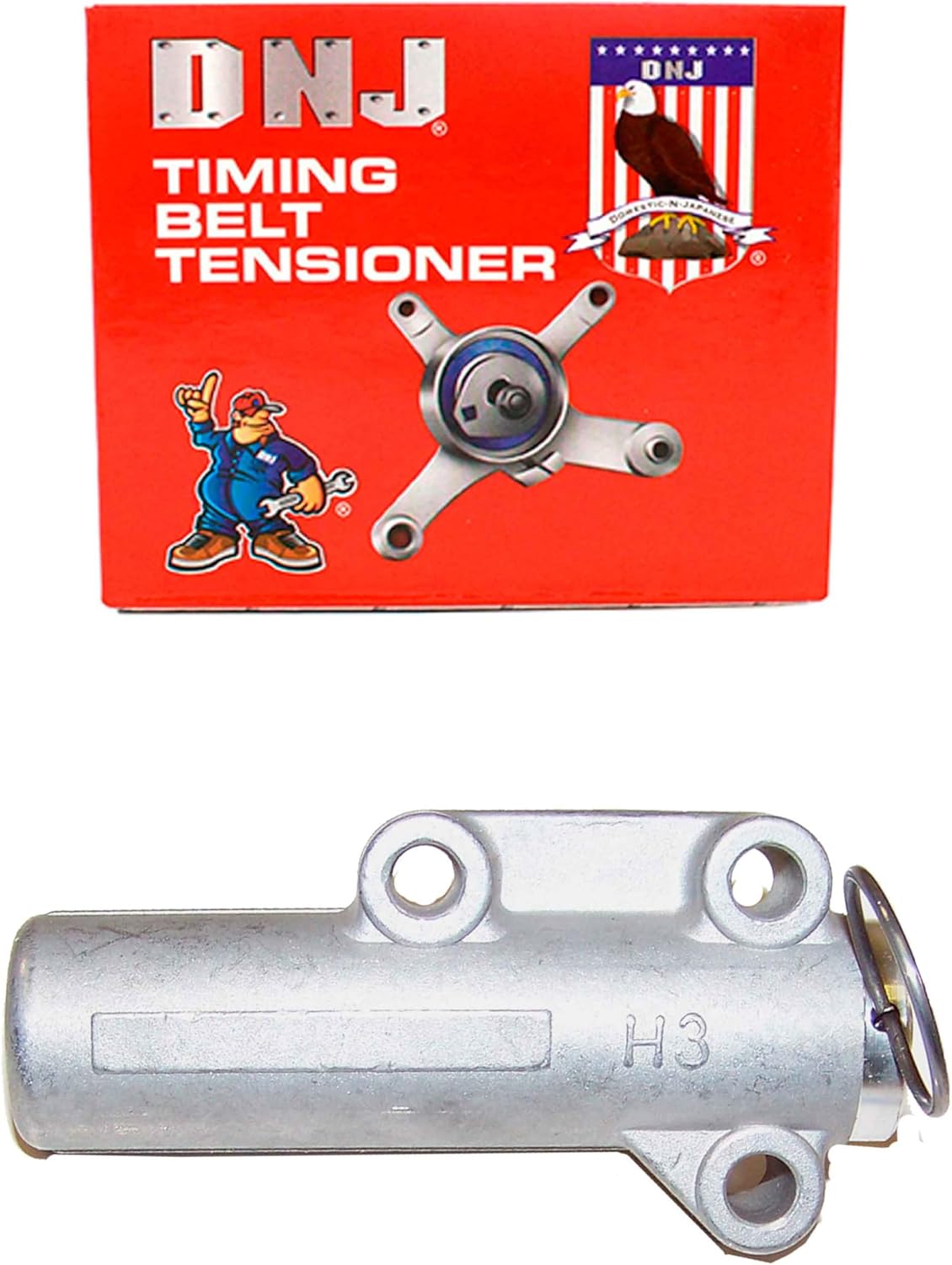 DNJ TBT804A Hydraulic Timing Belt Tensioner Assembly for 1998-2005, Audi, Volkswagen, A4, A4 Quattro, A6, A6 Quattro, Allroad Quattro, Passat, S4, 2.7L, 2.8L, V6, DOHC, 30V, Turbocharged