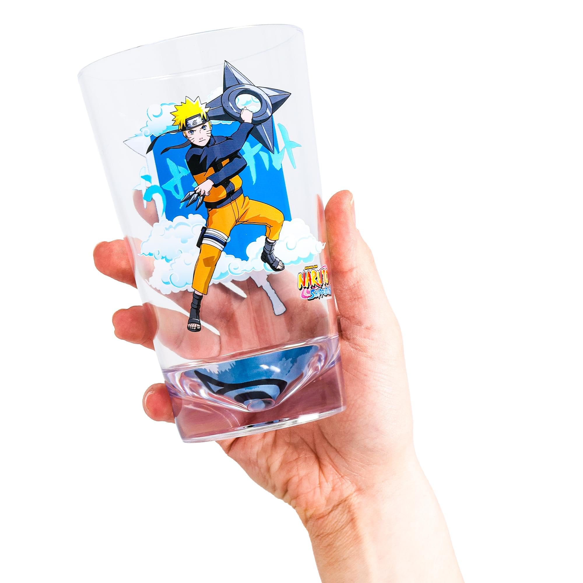 Amazon.com: Naruto Shadow Clone Jutsu! 16oz Acrylic Pint Glass