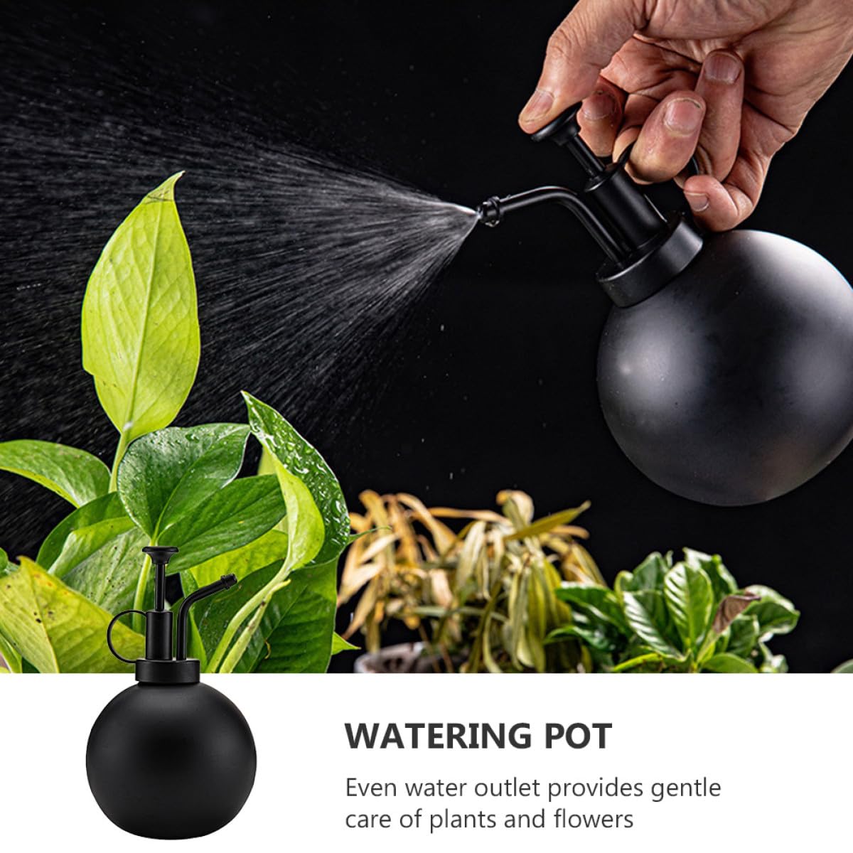 Alasum Sprühflasche aus Edelstahl und Legierung mit Einfachem Design 500ml für Sanfte Pflege von Blumen und Pflanzen im Haushalt
