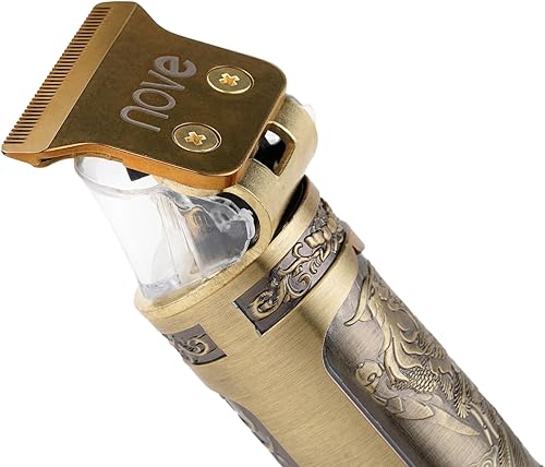 Miniatura 7 de Nave Recortadora de barba y cortapelos para hombres, maquinilla de afeitar eléctrica inalámbrica y recargable para cuerpo, cabello, barba y bigote,