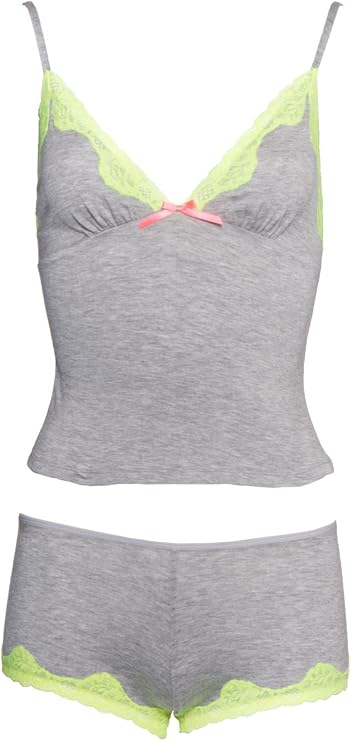 Leg Avenue Women's Seraphina By Jersey Cami and Short Set