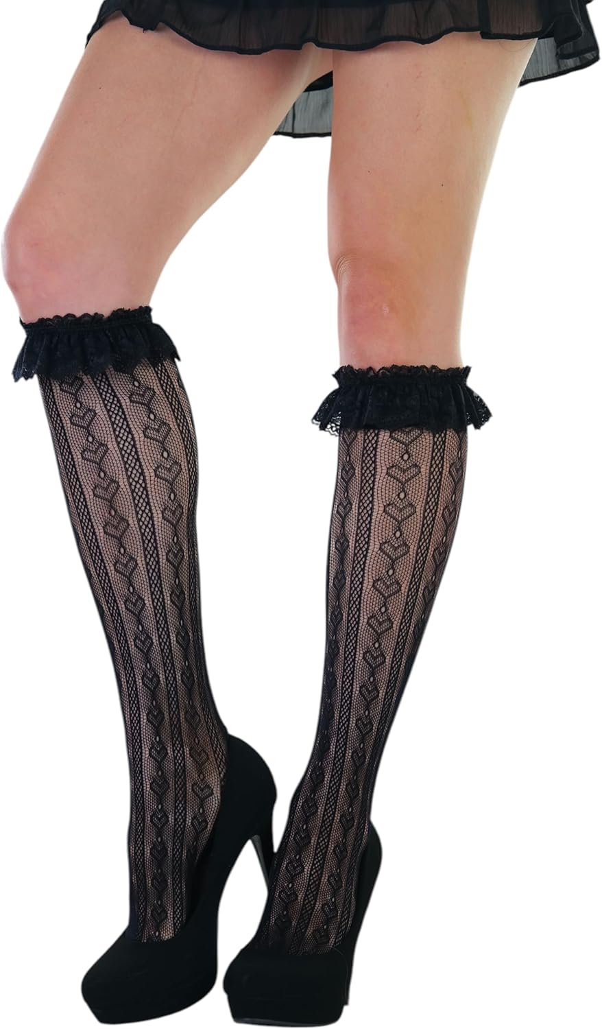 ToBeInStyle レディース レースフリルアンクレットソックス