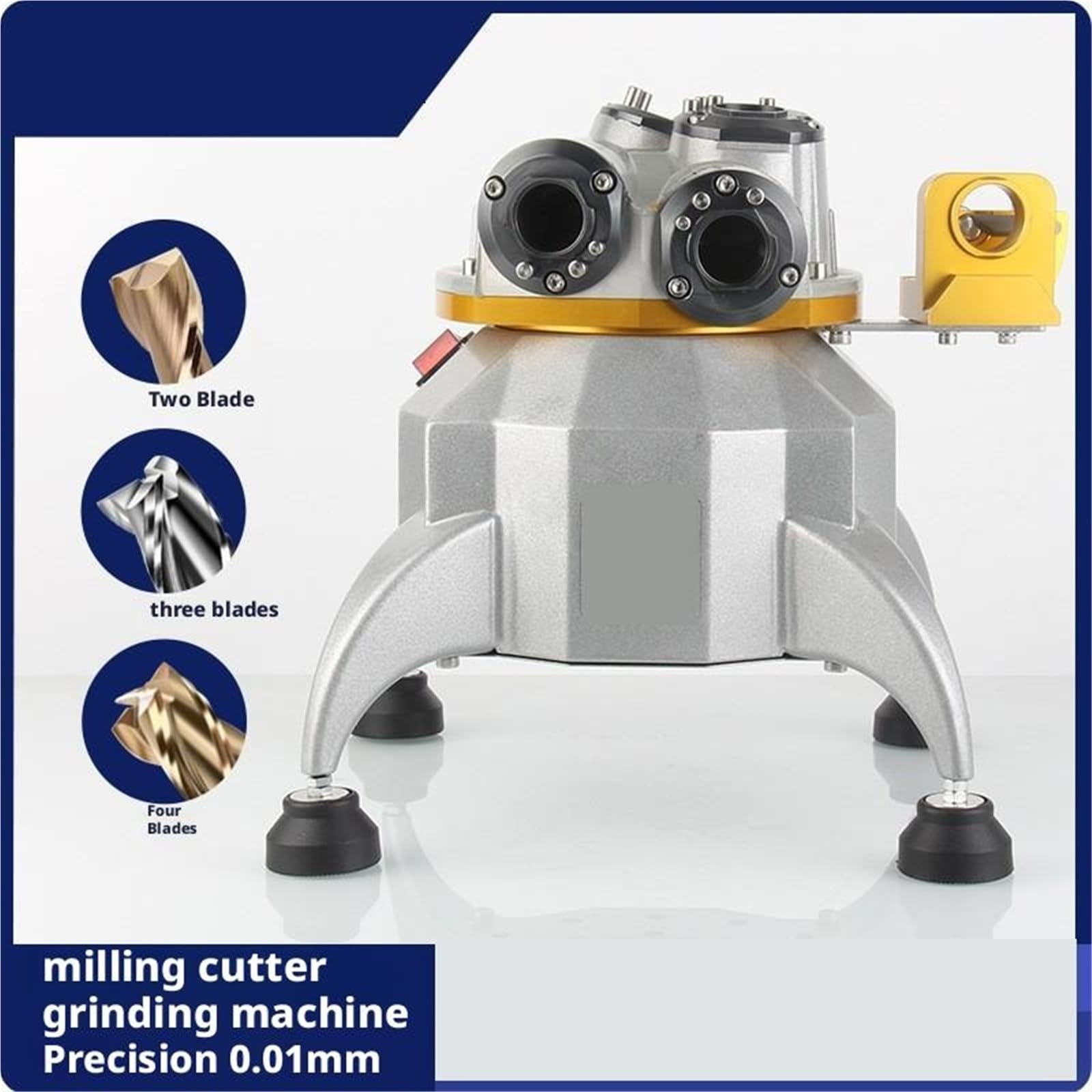 Rettificatrice for frese ad alta precisione, rettificatrice completamente automatica, piccola rettificatrice a due, tre e quattro taglienti(ZT312)