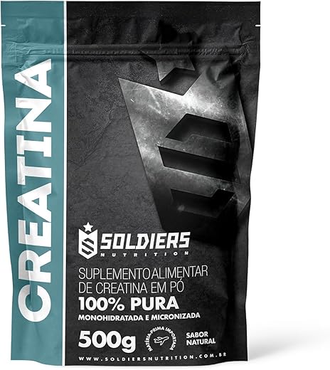 Creatina Monohidratada Soldiers Nutrition 500g