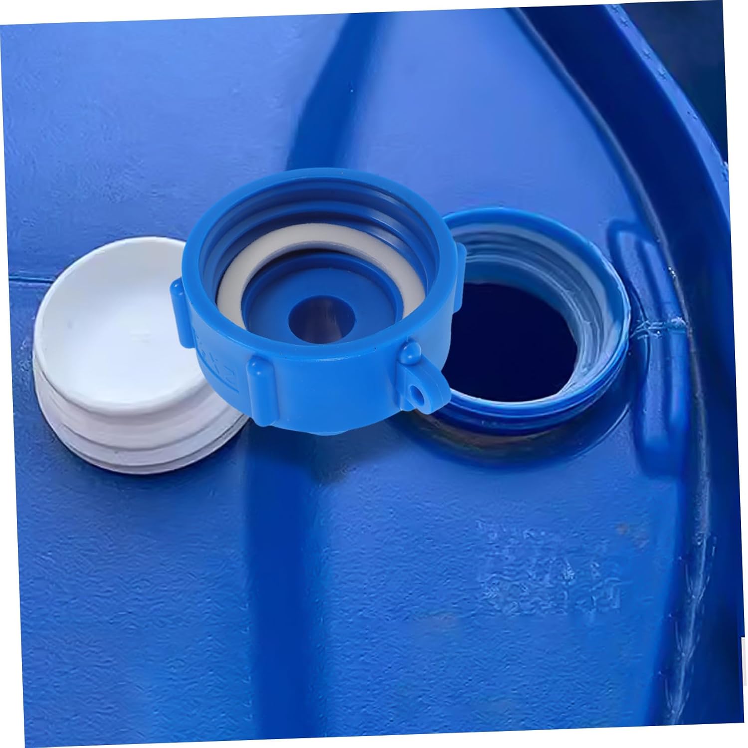 FUOYLOO 2pcs Ibc Tote Hose Adapter 2 Inch to 3/4 Inch Plastic Valve Conversion Fitting with Leakproof Design Universal Compatibility for Water Tote and Hose Connections